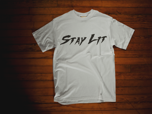 Stay Lit Tee Shirt (Reflective Print)